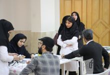 گزارش تصویری آزمایش خون در دانشگاه 